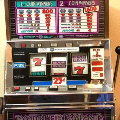 IGT S2000 Double Diamond Deluxe Free Play Slot Machine 