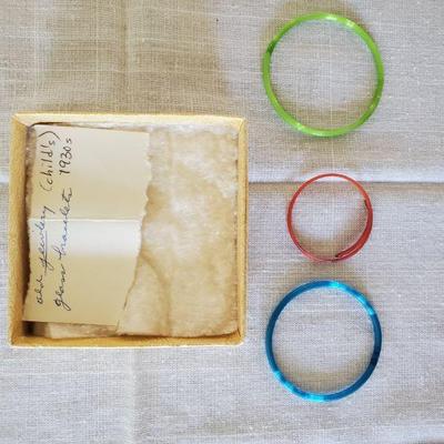 Glass childâ€™s bracelets 