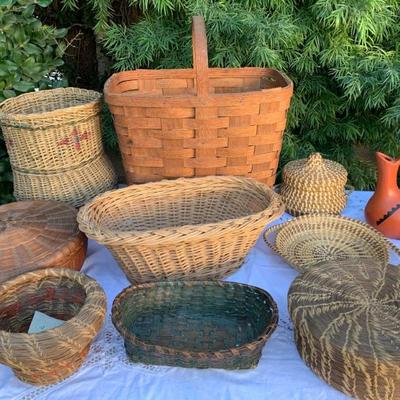Vintage baskets 