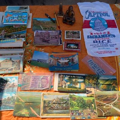 Large collection of vintage post cards