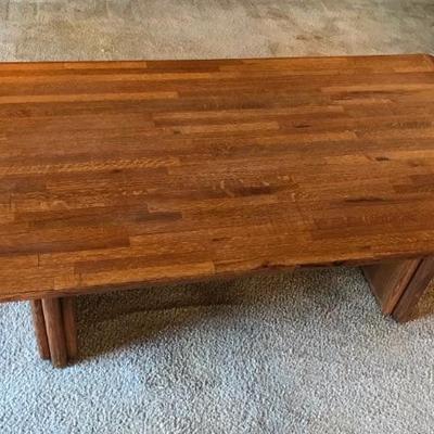$249  mid-century coffee table 54 X 27 X 16