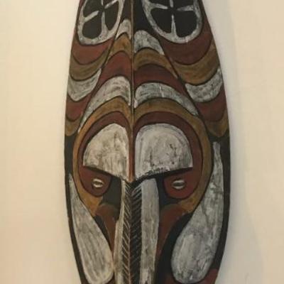 $200 Sepik River Tribal Mask Paplia, New Guninea