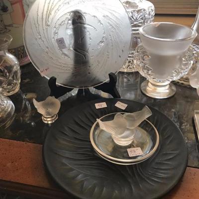 Lalique clear plates SOLD