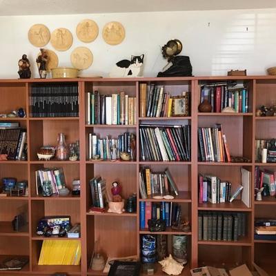 $49 mid-century bookshelves 37 1/2 X 12 1/2 X 71