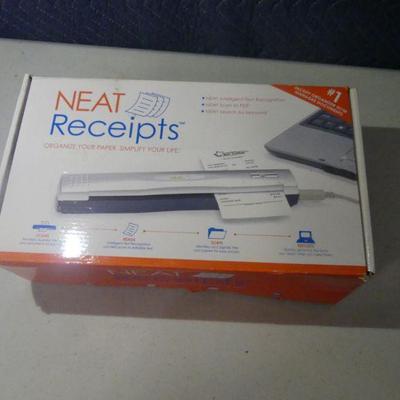 Neat Receipts Portable Scanner Model SCSA4601EU