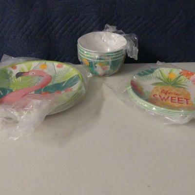 Celebrate Summer Together Life is Sweet Melamine Dinnerware 12 Pieces in All - NEW