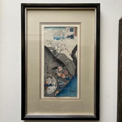 19th century Japanese woodblock
