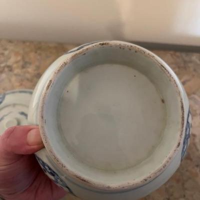 Vintage and antique Chinese blue and white potteryâ€”wine jars, vases, pots, ginger jars, cachepots, boxes