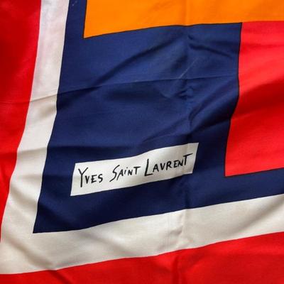 1970s Yves Saint Laurent scarf