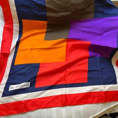 1970s Yves Saint Laurent scarf