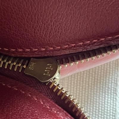 Vintage Hermes bag from 1970 in Rouge H with dust bag and 3rd party authentication