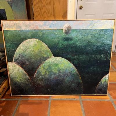 A Green Dream by Norman Baugher, 30"H x 40"W