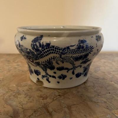 Vintage and antique Chinese blue and white potteryâ€”wine jars, vases, pots, ginger jars, cachepots, boxes