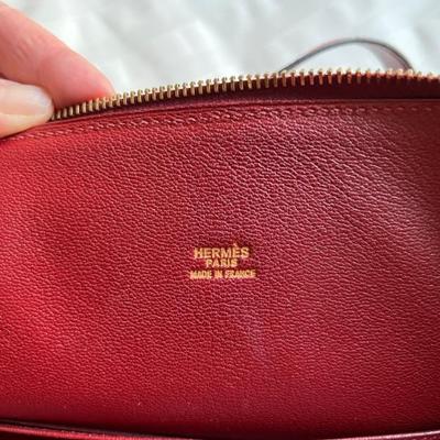 Vintage Hermes bag from 1970 in Rouge H with dust bag and 3rd party authentication