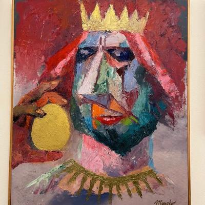 King Midas by Norman Baugher, oil on canvas, 23