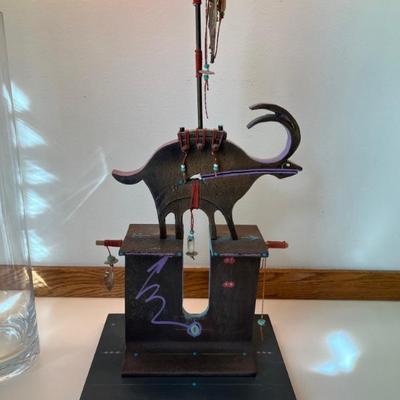 bronze sculpture by Ted Gall