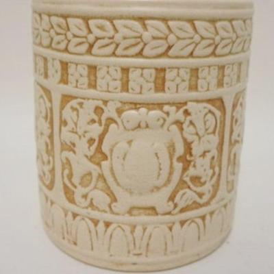 1192	WELLER ART POTTERY POT, APPROXIMATELY 7 IN H, REPAIR ON TOP RIM
