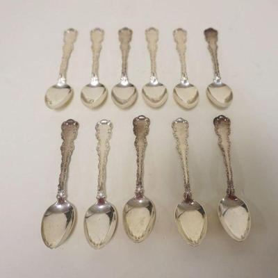 1111	STERLING TEASPOONS, 15.3 OZT
