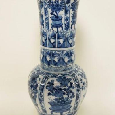 1019	ASIAN VASE W/OLD REPAIRS, APPROXIMATELY 20 IN HIGH
