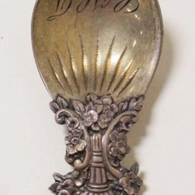 1132	STERLING TIFFANY & CO SMALL ORNATE SCOOP, 0.5 OZT
