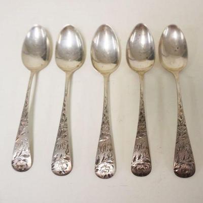 1135	STERLING SPOONS, 2.7 OZT
