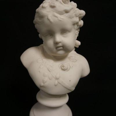 1069	ANTIQUE BISQUE BUST OF CHILD, APPROXIMATELY 9 IN HIGH
