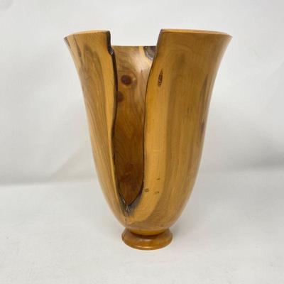 Colorado Artist Steve De Jong Wood vase using Colorado Juniper
