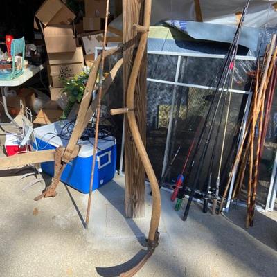 Antique scythe