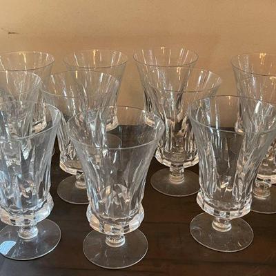 11- Franciscan Marquis tea glasses