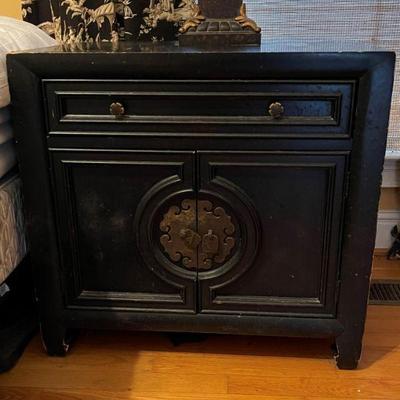  pair of Oriental nightstands