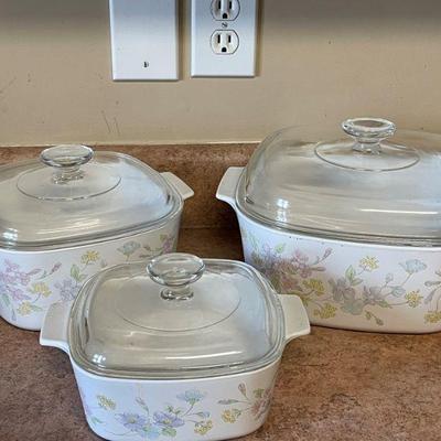 3 pc. Corning ware
