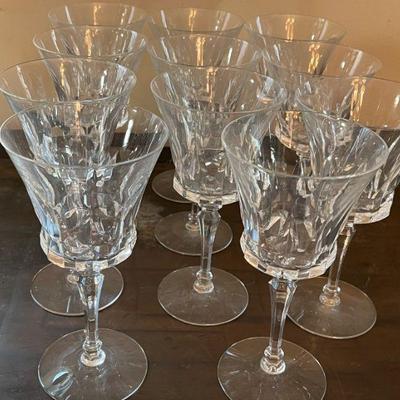11- Franciscan Marquis water glasses