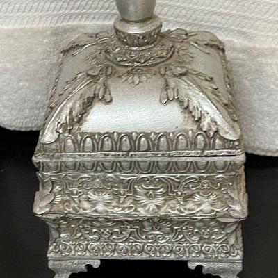 silver deocorative box