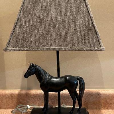 horse base lamp