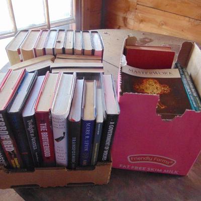 assortment of books