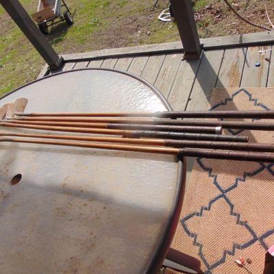 wooden gold clubs