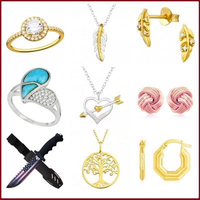 We have tons of gold and sterling silver jewelry options to choose from that are perfect for a Valentine's Day gift (or to treat yo'...