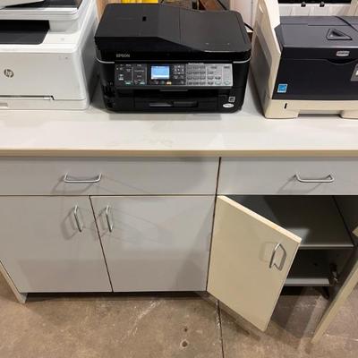 Office cabinets and working printers 