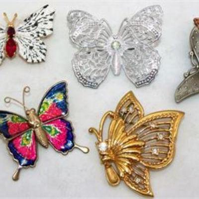 Lot 055
Butterfly pins