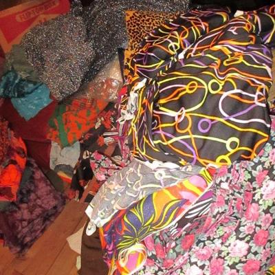 Tons of Vintage Fabric  