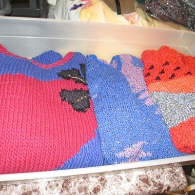 Tons of Handmade Sweaters 