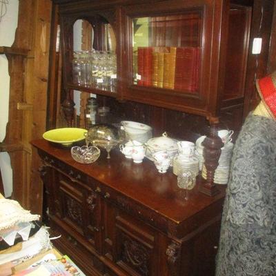 Victorian Sideboard w/ carvings