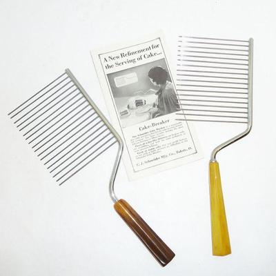 Bakelite handles cake forks