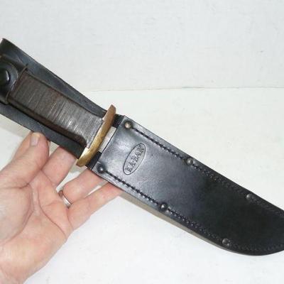 knife with KA-BAR sheath