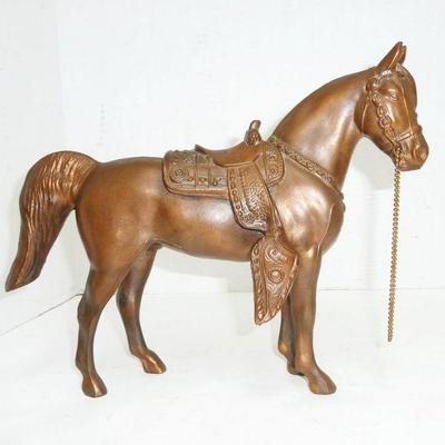 vintage metal horse figure