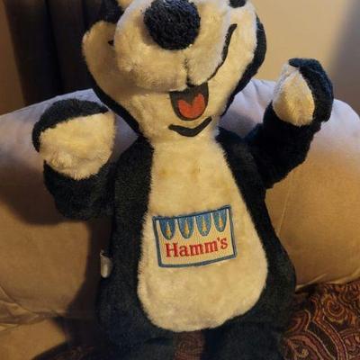 Rare/vintage Hamm's plush bear