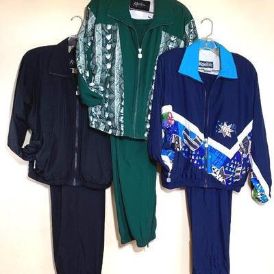 3 80â€™s Track Suits