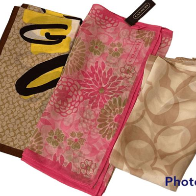 Coach Silk Scarves