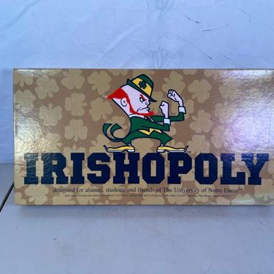 Irishopoly Notre Dame Monopoly
