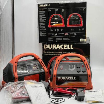 (2) Duracell DPP-600HD Powerpack Jump Starter/ Emergency Power Source
